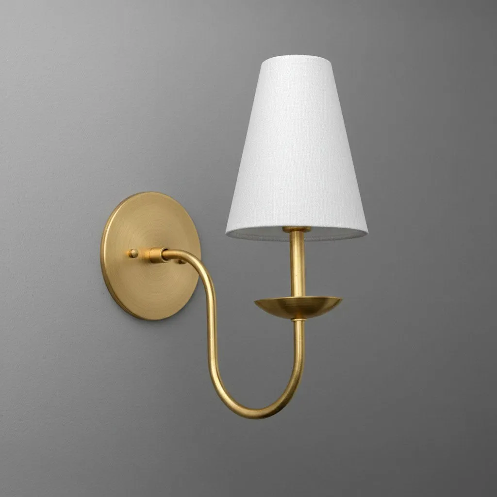 Curva Modern Geometric Wall Sconce – Ambient Lighting for Living Room T398