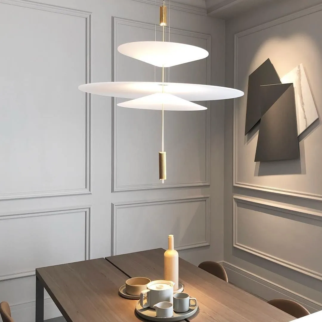 Plumeo Chandelier - Modern Layered LED Pendant for Living Room