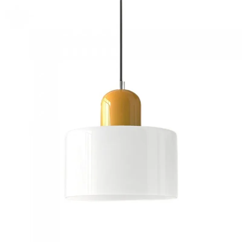 Nordic Morandi Cylinder Glass Pendant Light S66