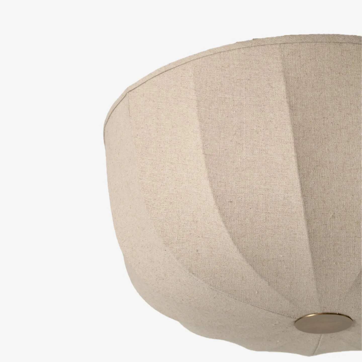 Loomis Textured Fabric Light - Vintage Flush Mount for Living Rooms T480