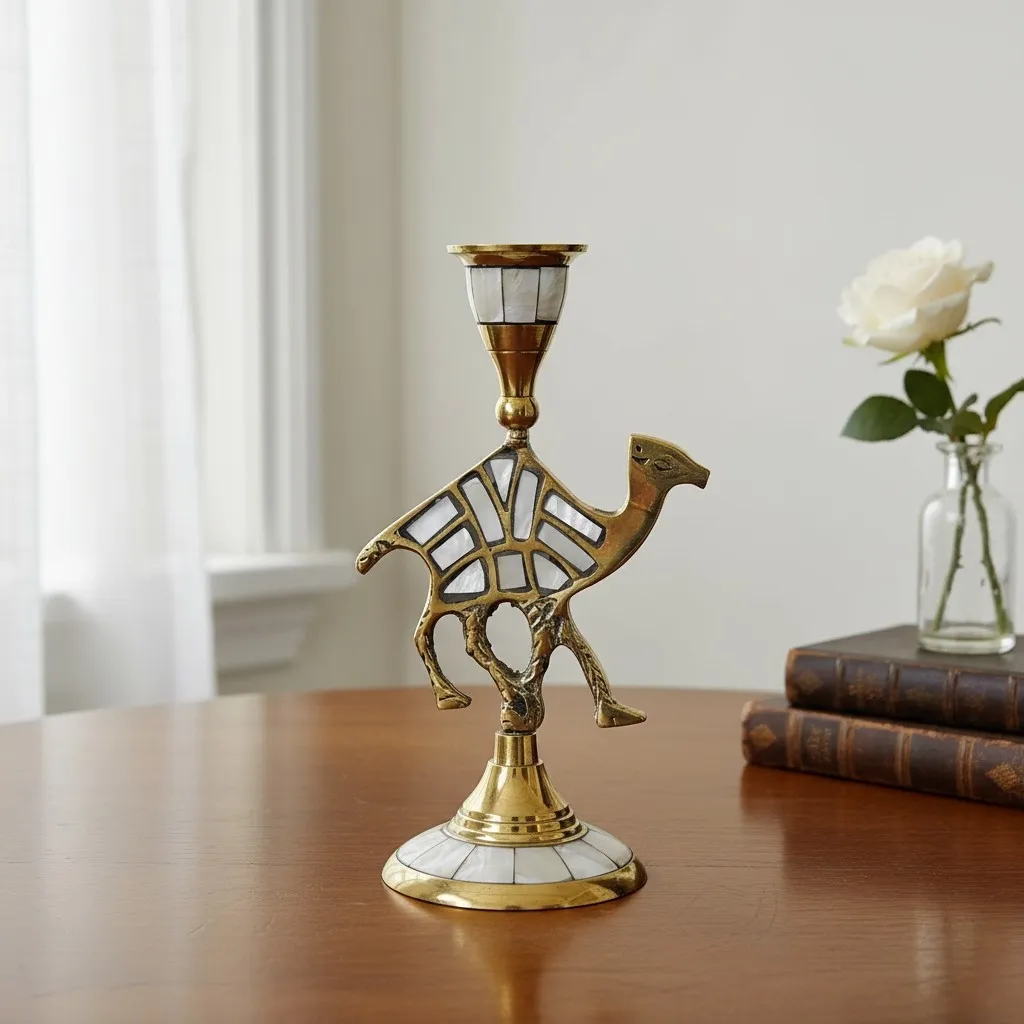 Ossik Nordic Organic Candle Holder - Shell Sculptural Home Accent T1189