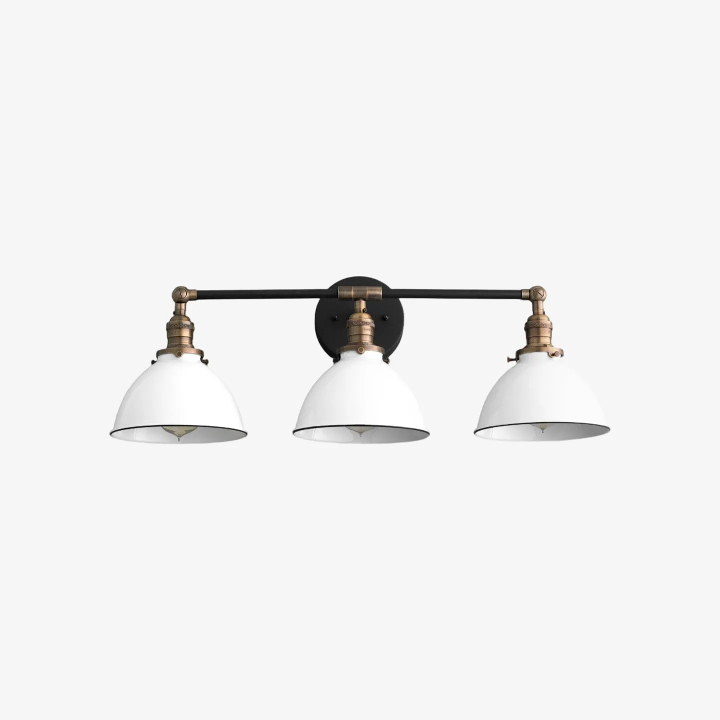 Conique Metal Industrial Vanity Light - Modern Bathroom Lighting Fixture T335