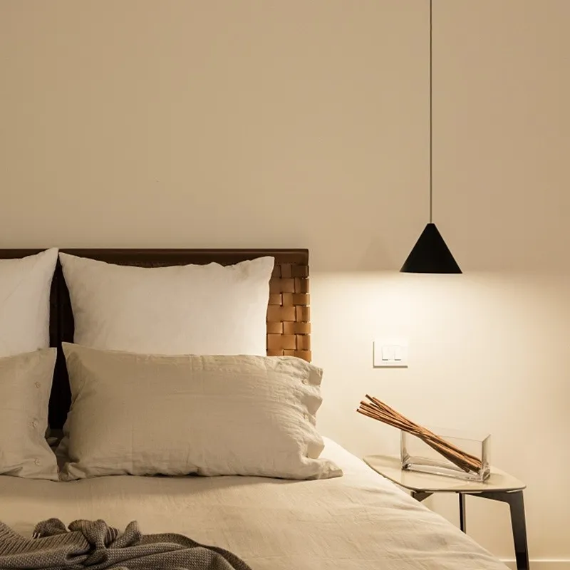 String Light Cone Pendant Light