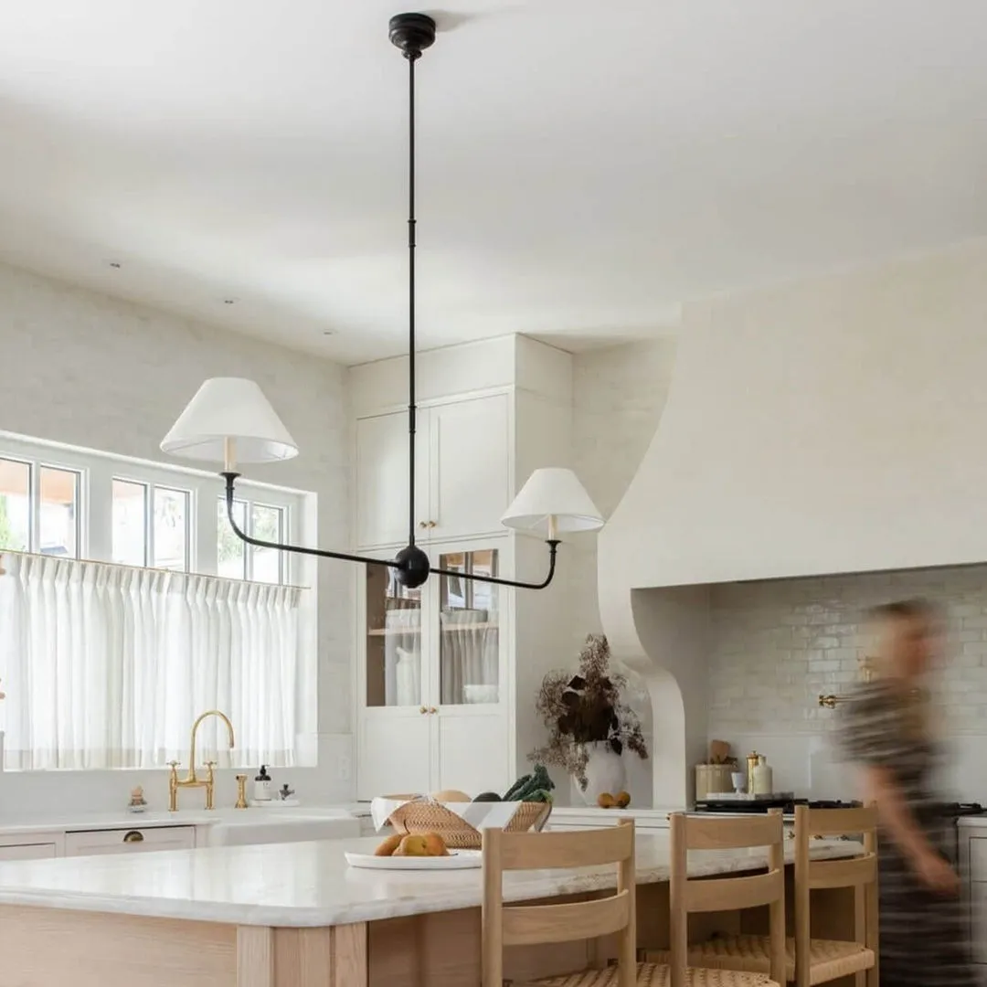 Piaf Geometric Metal Chandelier – Industrial Style for Dining Room T198