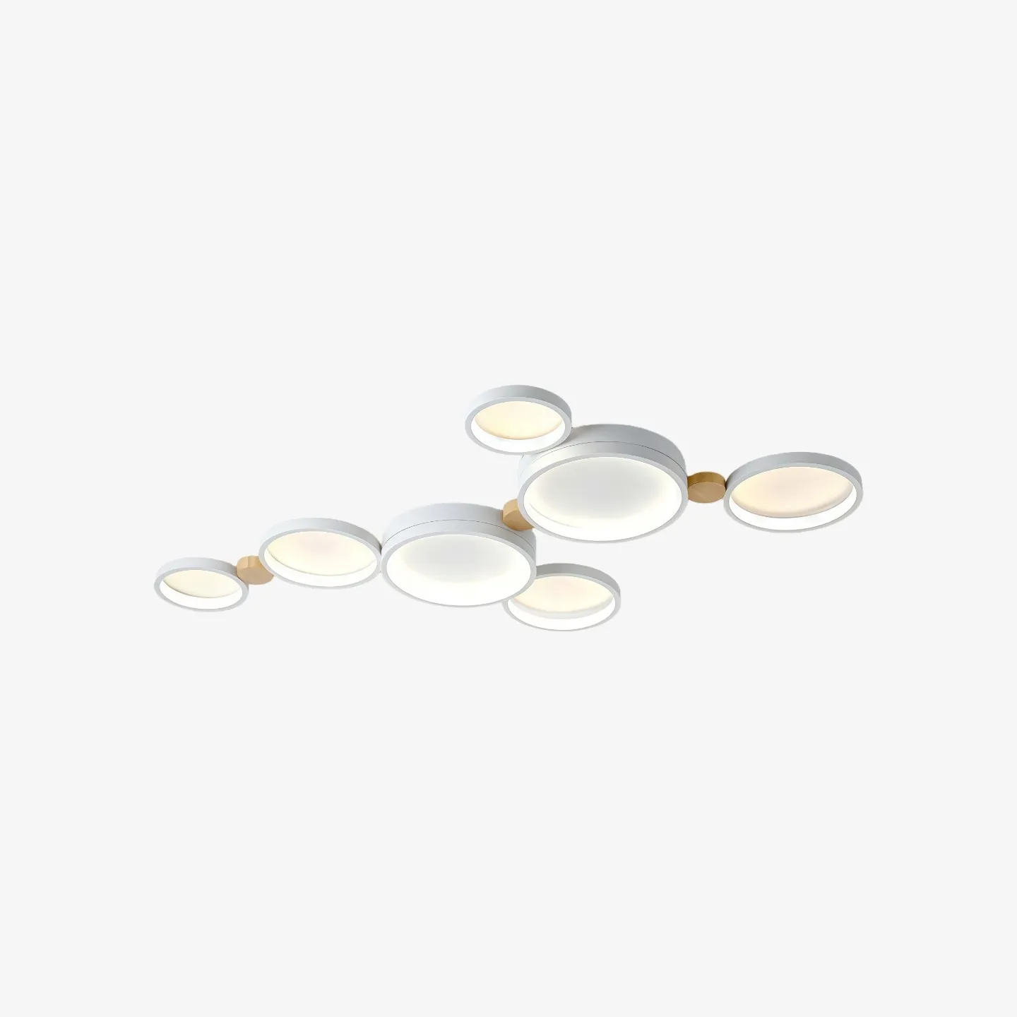 Modern LED Ceiling Lamp - Multi-Branch Design in Nordic Style for Living Room S381