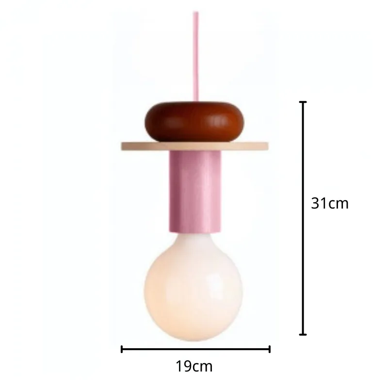 Creative Simple Wooden Pendant Light S155