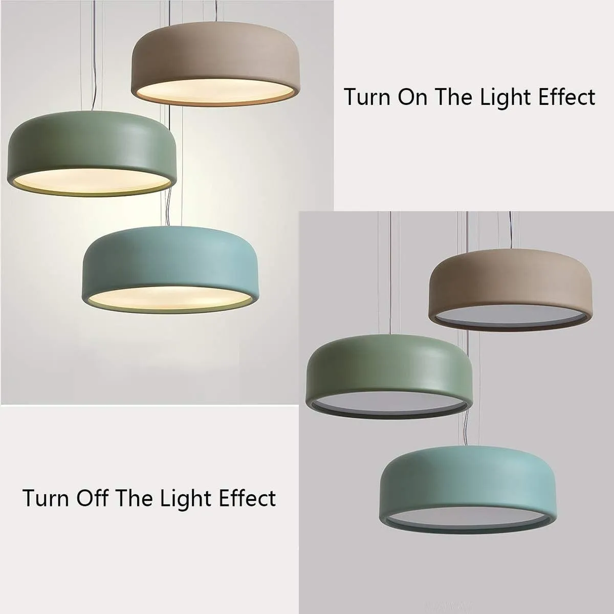 COMBUS Pastel Combination Hanging Lamp