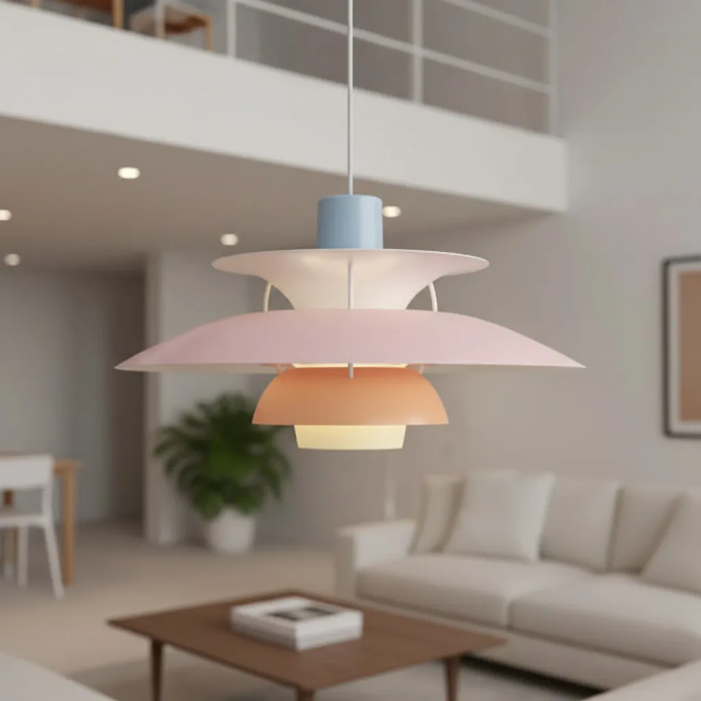 Danish Multi-layer Metal Pendant Light S107