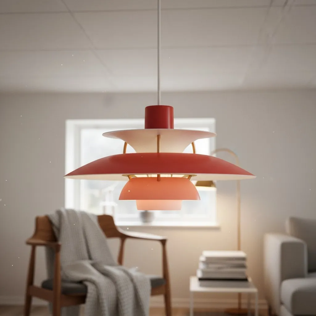 Danish Multi-layer Metal Pendant Light S107