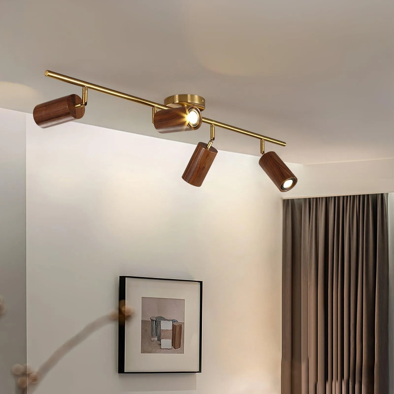 Fashion Wooden Modern Track Lighting M12