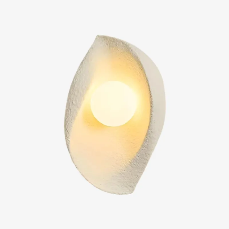 Goviena Modern Cocoon-Shaped Wall Sconce - Minimalist Decorative Wall Lamp for Bedroom and Hallway T2254