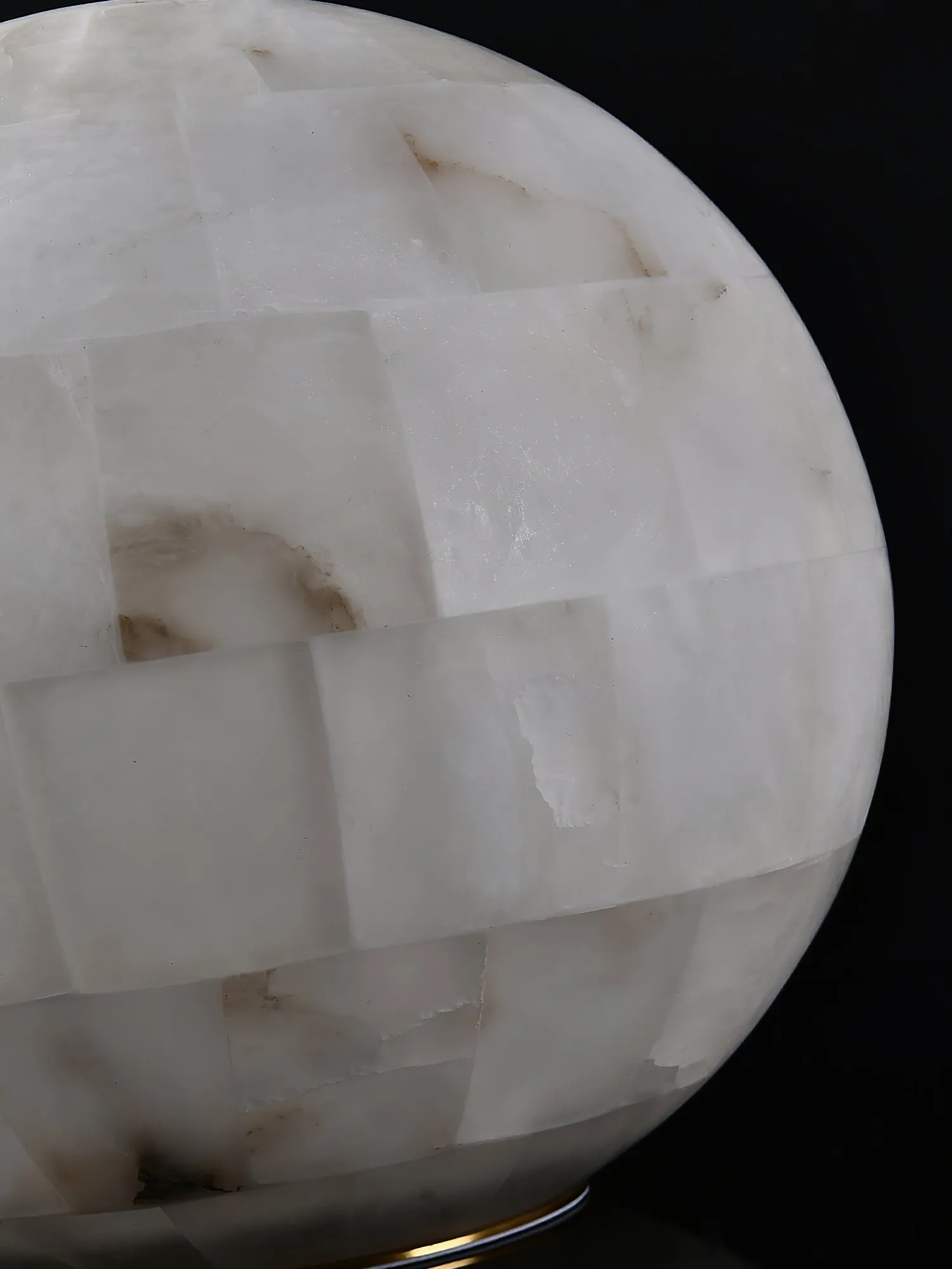 Alabaster Ball Table Lamp T1657