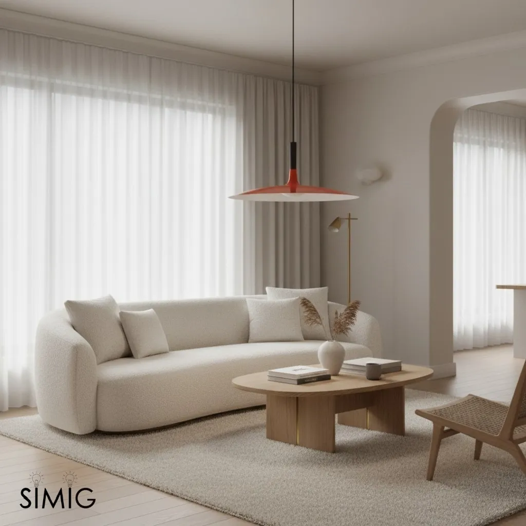 Alphomo Large Pendant Light - Scandinavian Design for Living Room