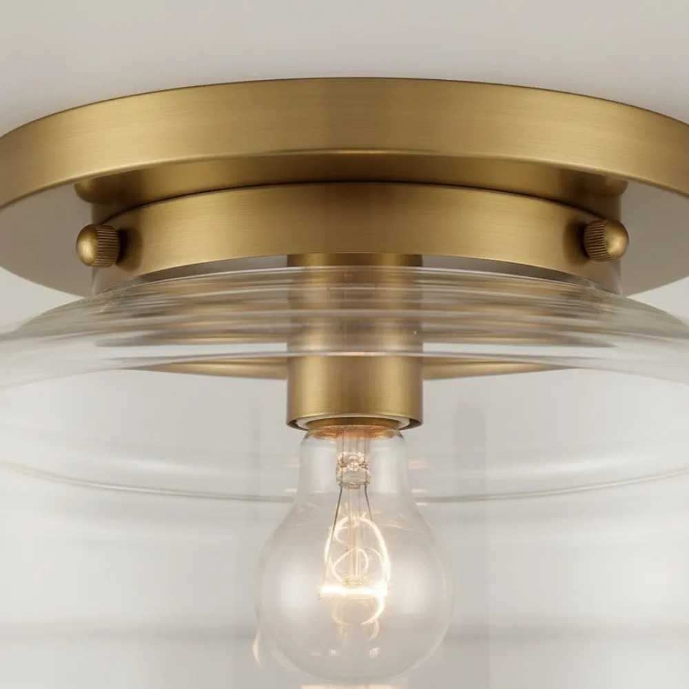 Ulavione Clean Rounded Profile Ceiling Lamp - Timeless Flush Mount for Kitchen T1080