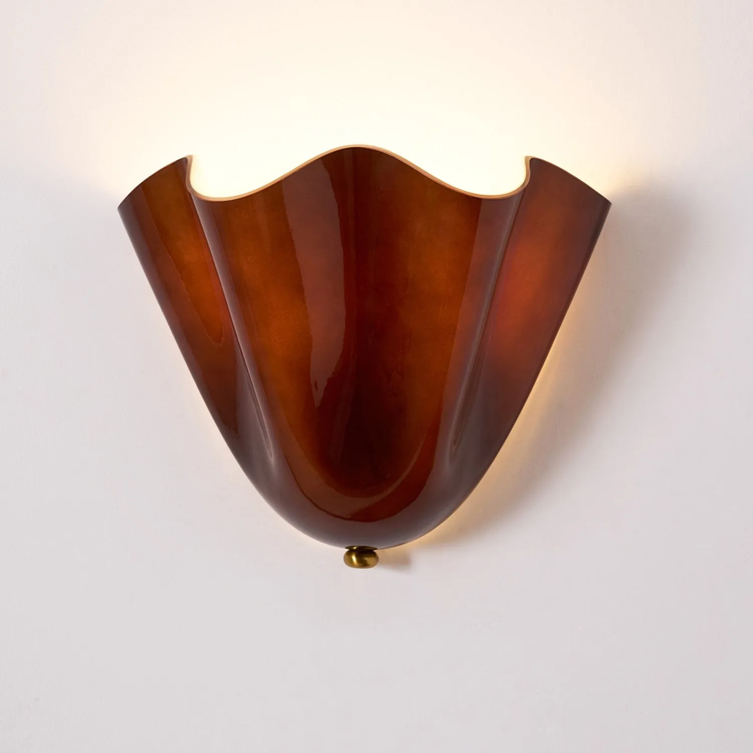 Bellina Modern Glass Wall Sconce - Ambient Lighting for Hallway P075