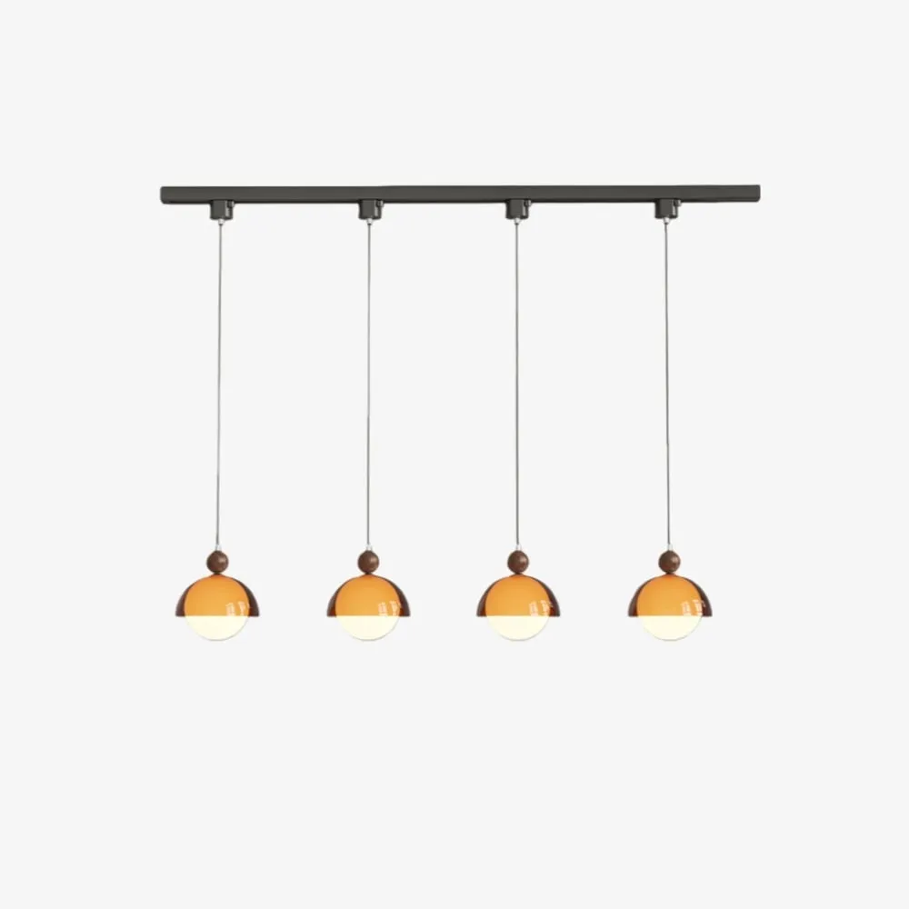 Afterglow Sunset Vintage Pendant - Glass Shade Lamp for Dining Room T556