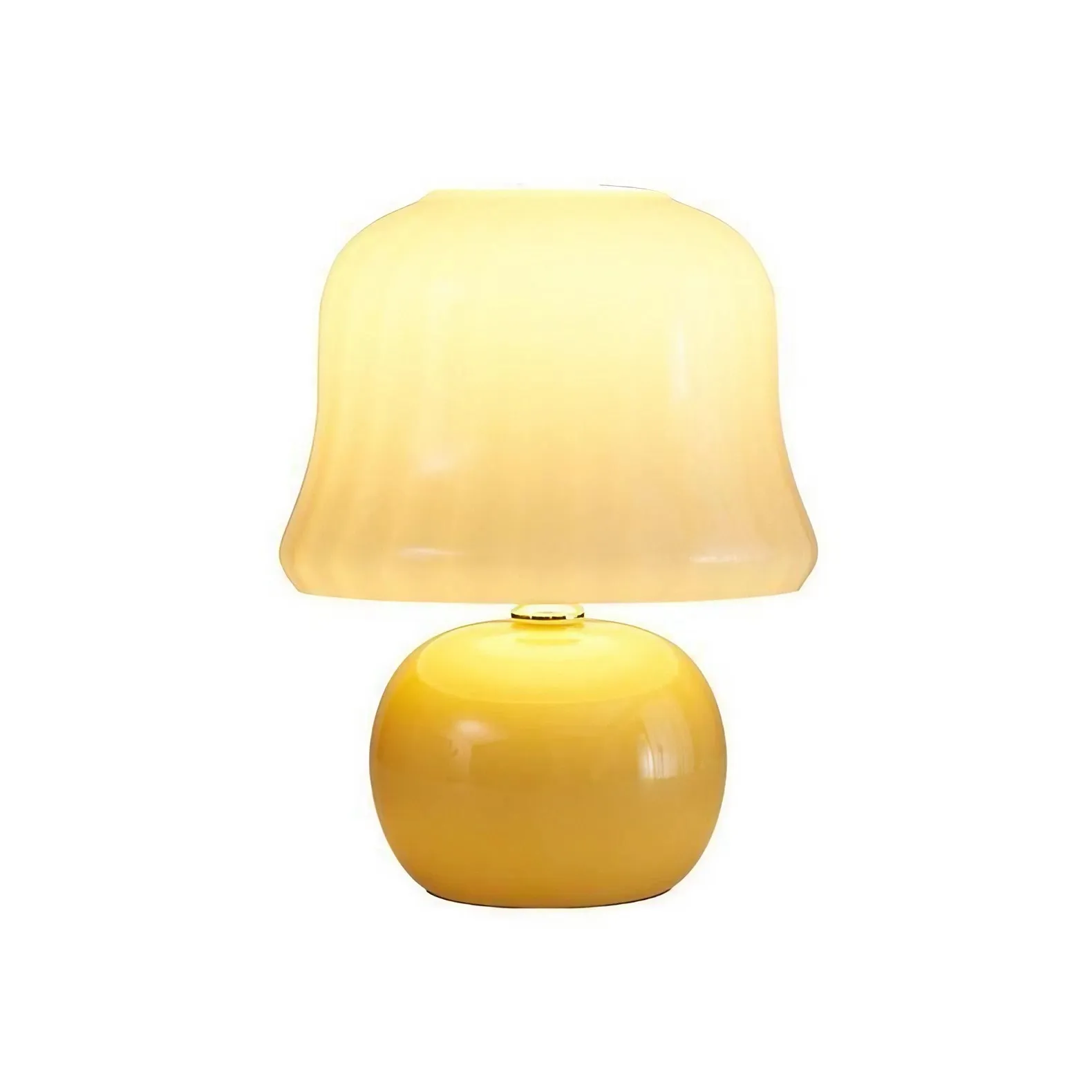 Vintage Cordless Mushroom Table Lamp