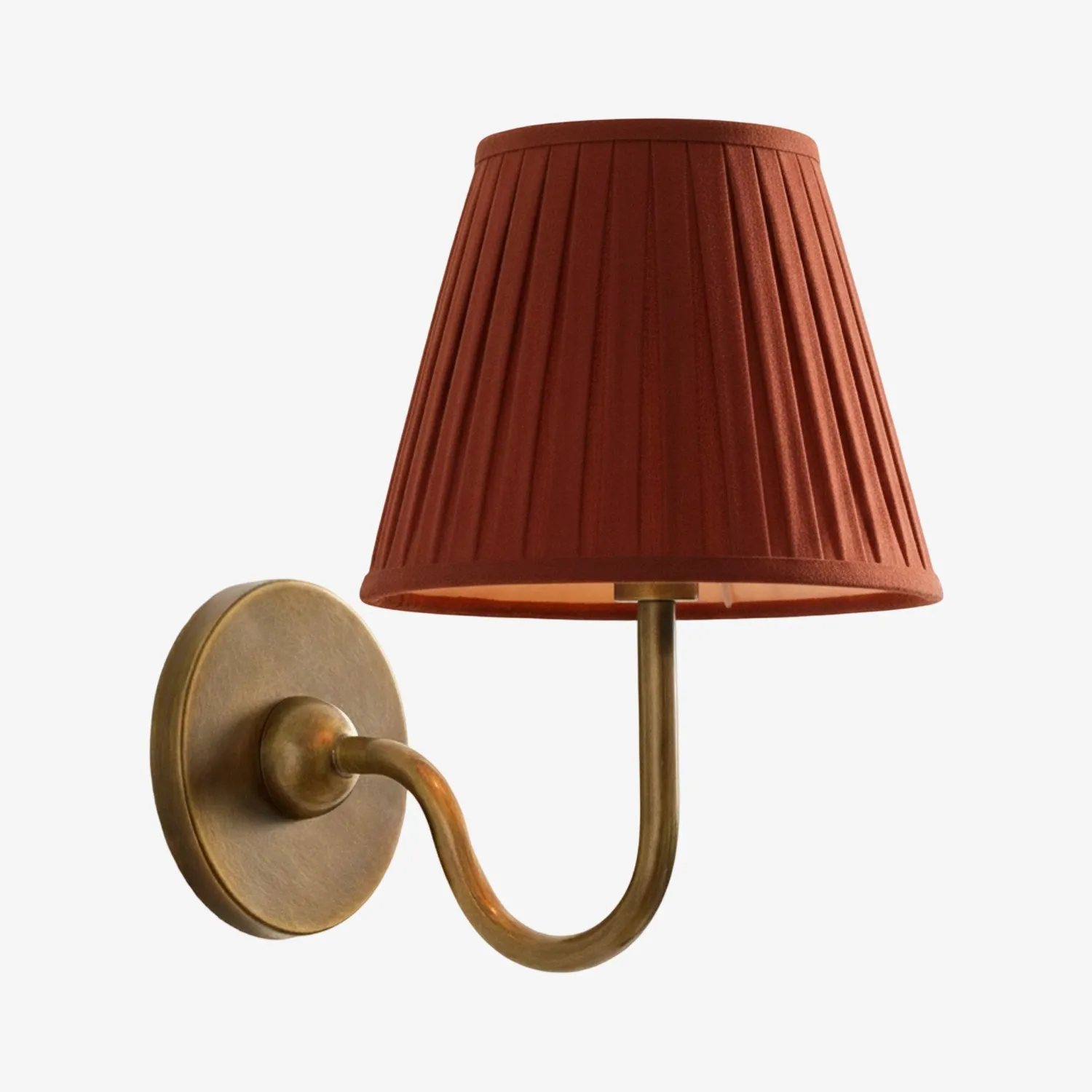 Luvora Modern Pleated Shade Wall Lamp for Bedroom & Living Room T036
