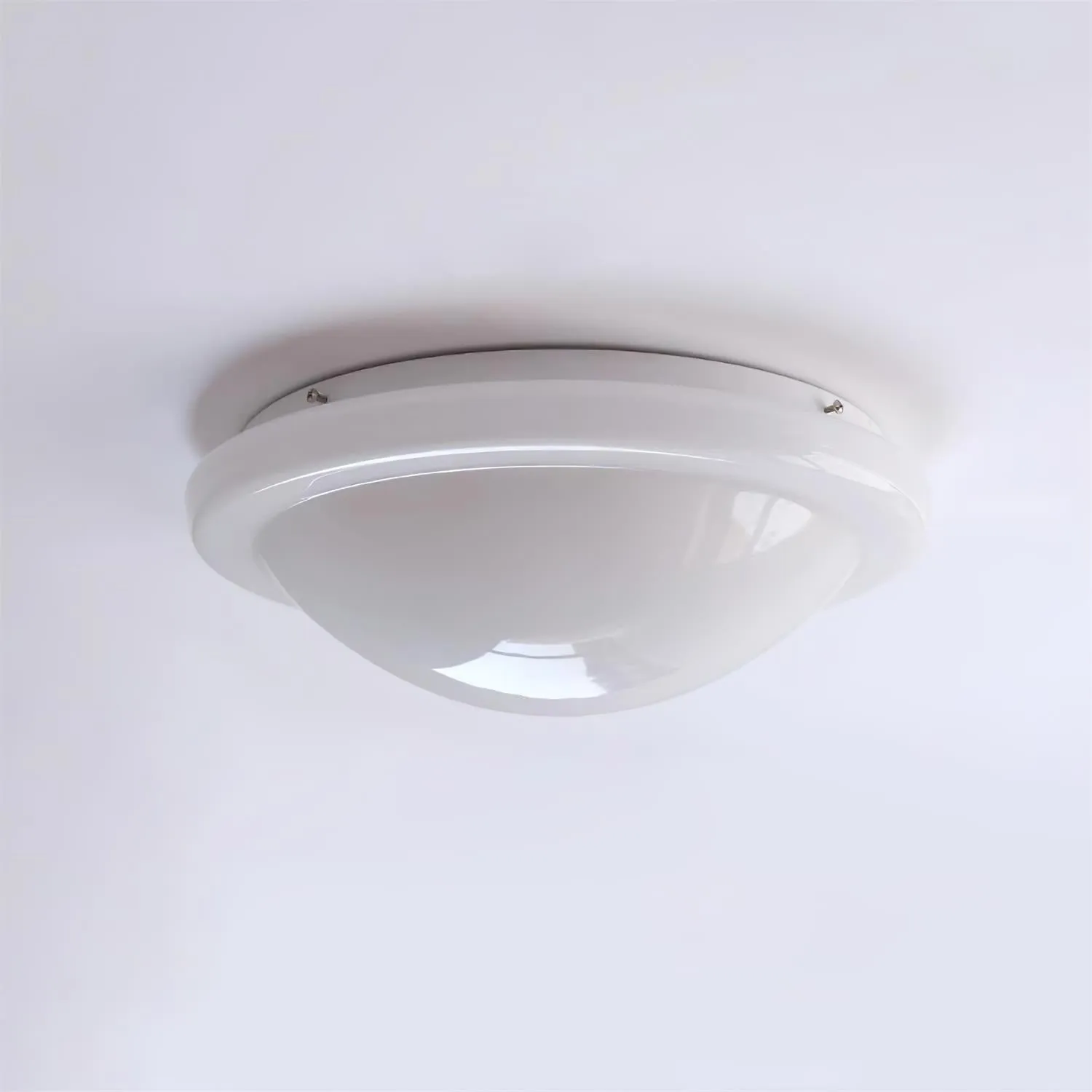 Modern Miminalist White Glass Led Ceiling Lamp M307