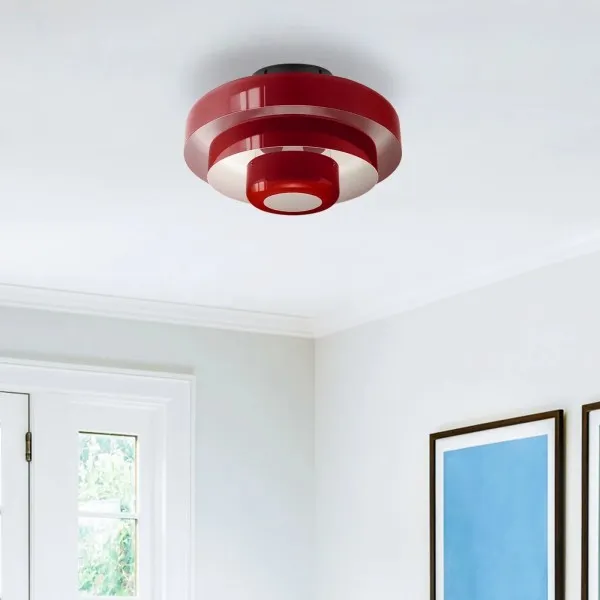 Veleora Triple Layer Disc Ceiling Light - Bauhaus Colorful Design S361