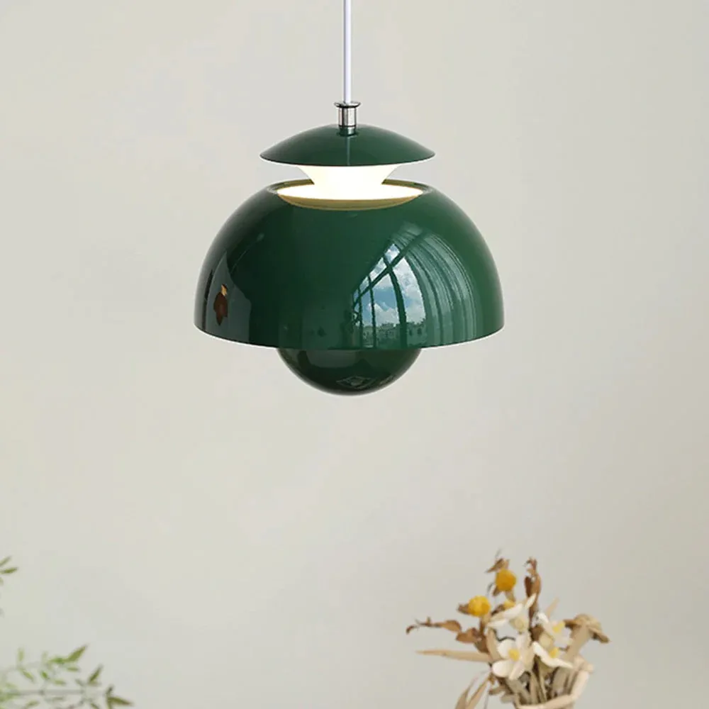 Scandinavian Metal Flower Pendant Light - Living Room Fixture S97