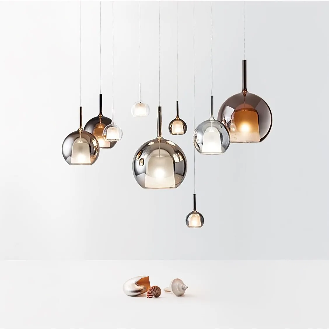 Glo Wine Glass Shaped Pendant Light S185