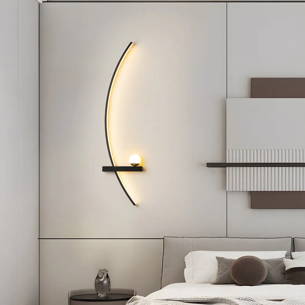 21'' Curved Strip 3 Step Dimming LED Wall Sconce G03