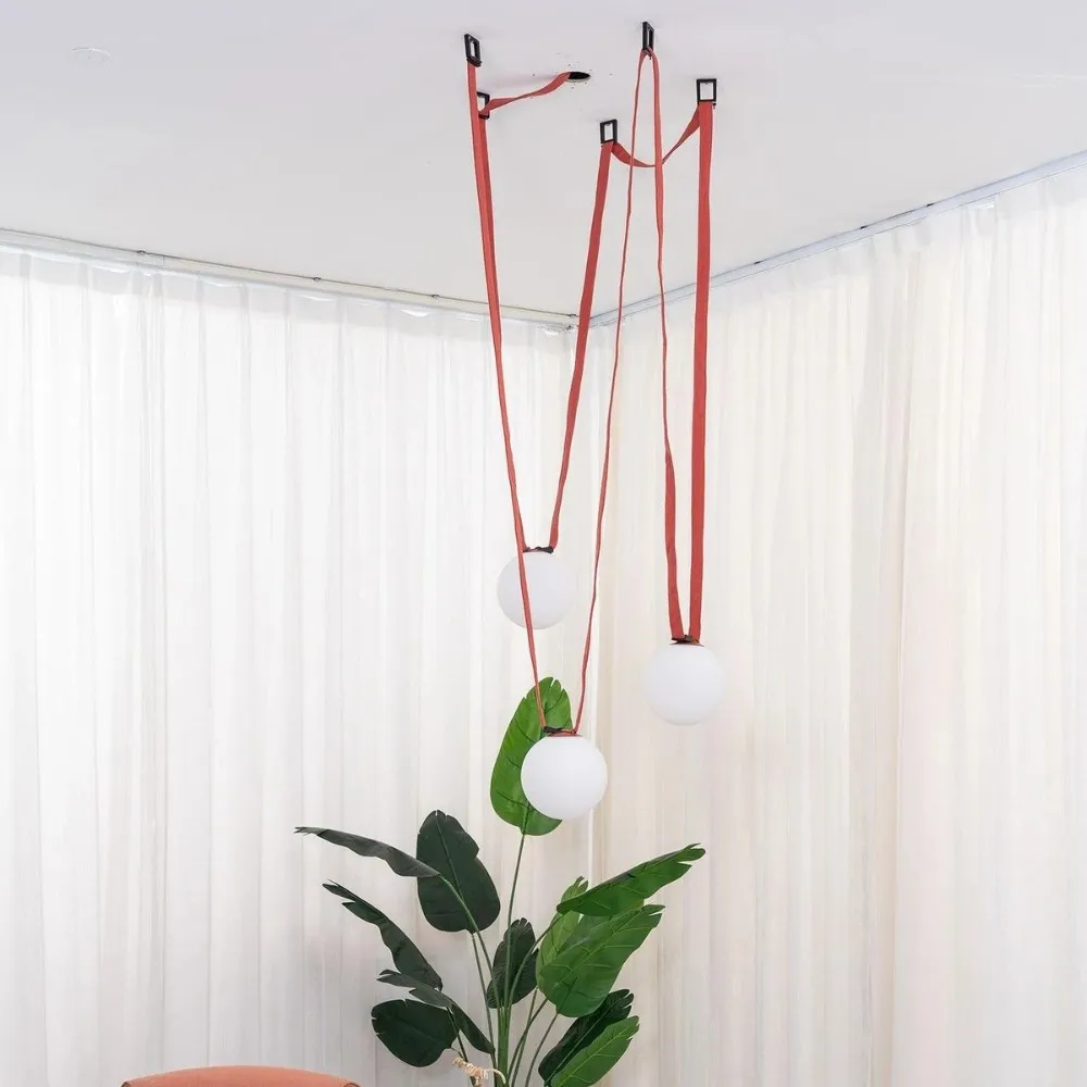 Flexible Belt-Style Pendant Lamp for Customizable Ambient Light S241
