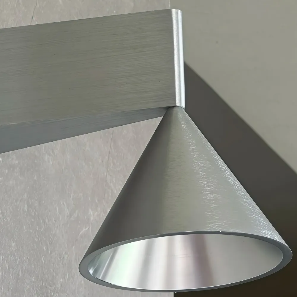 Metorq Sculptural Cone Wall Lamp - Minimal Wall Sconce for Entryway T1197