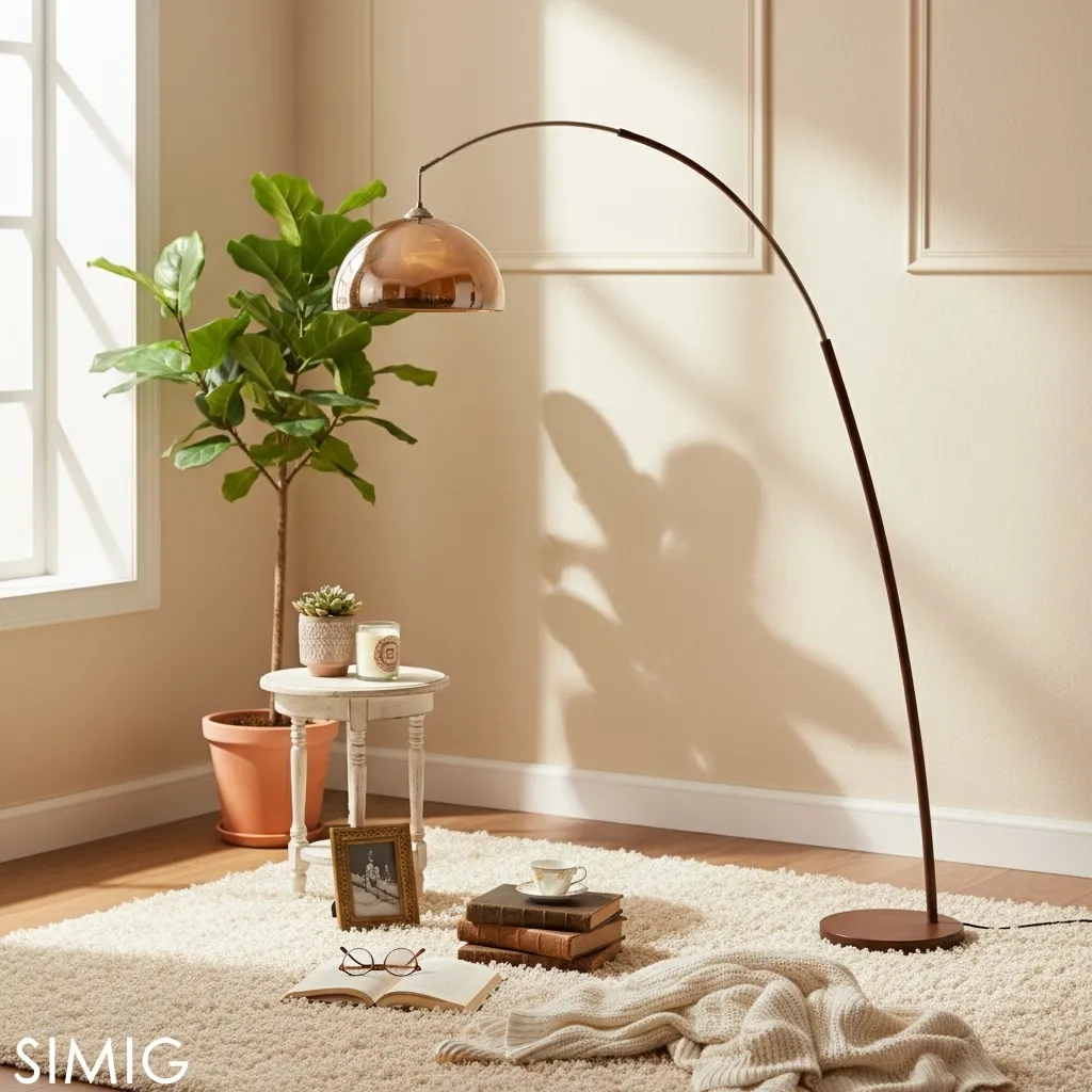 Afterglow Sunset Modern Floor Lamp Clean Lines - Bedroom Living Room T579