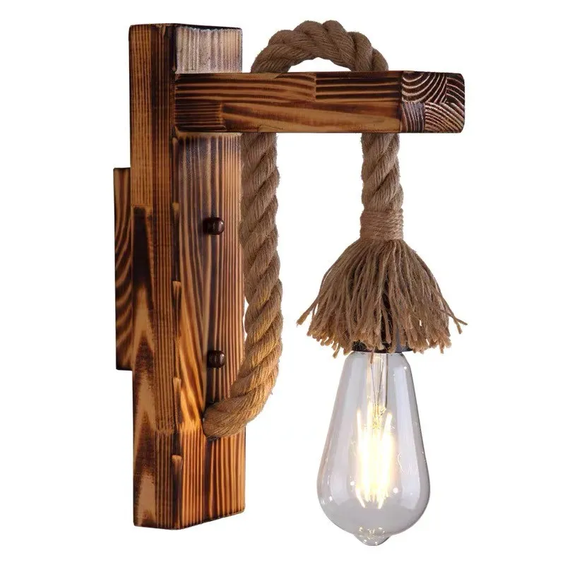 Hemp Rope Wall Lamp