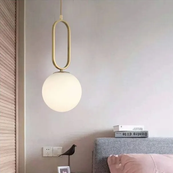 Minimalist Oval Ring Pendant Light