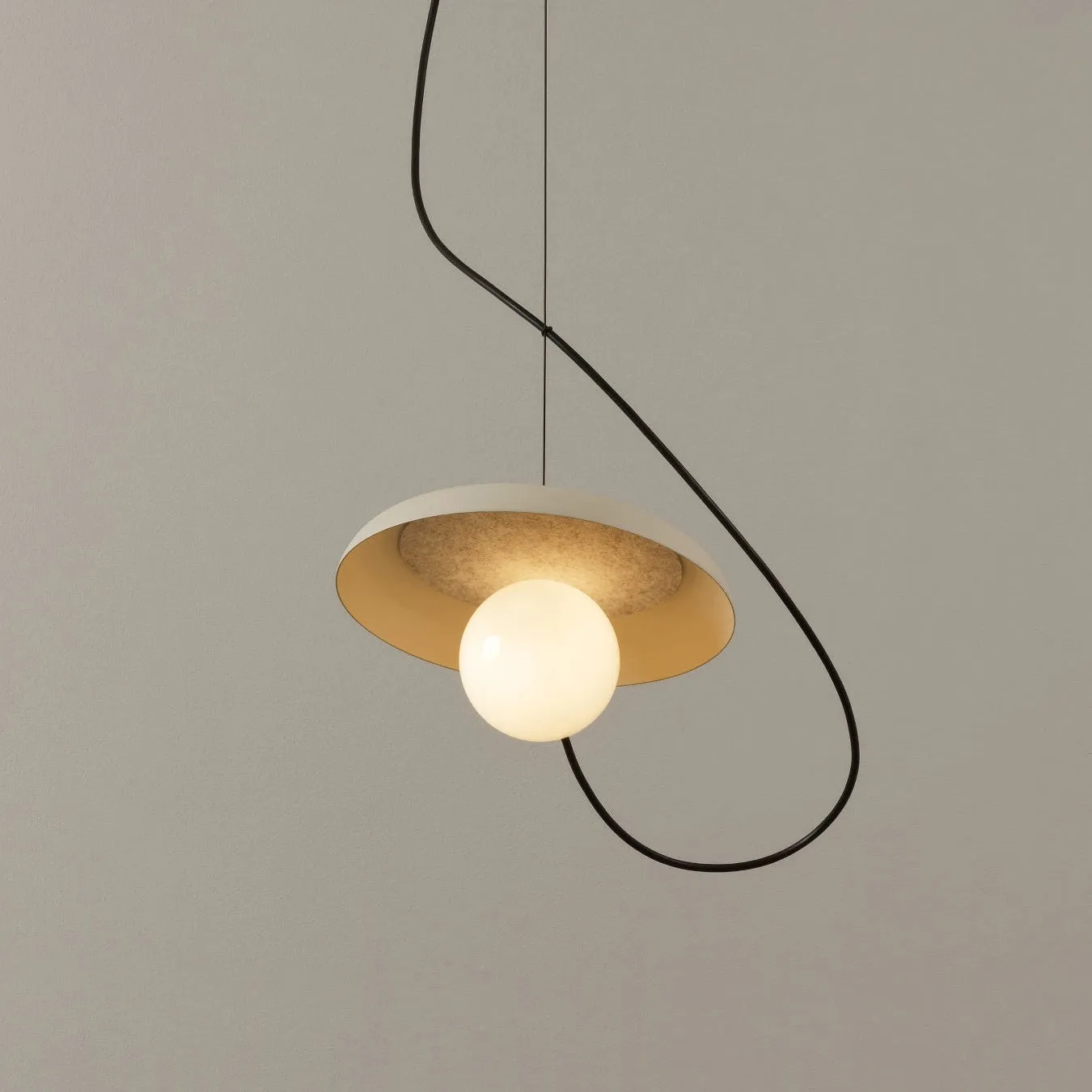 Acoustic Disc Pendant Lamp T1672