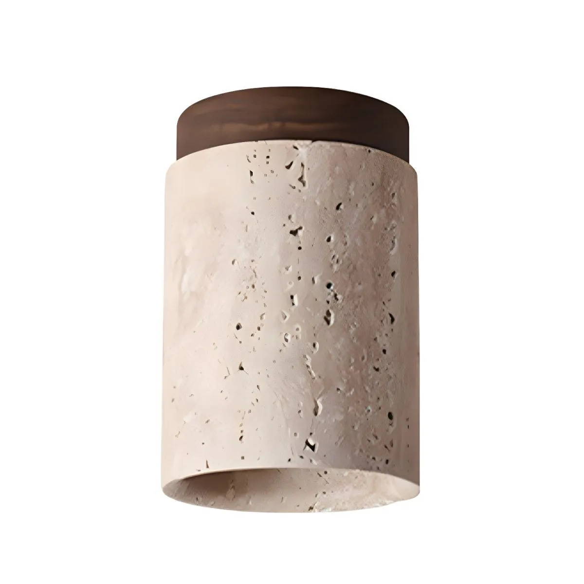 Marble Travertine Column Ceiling Lamp M405