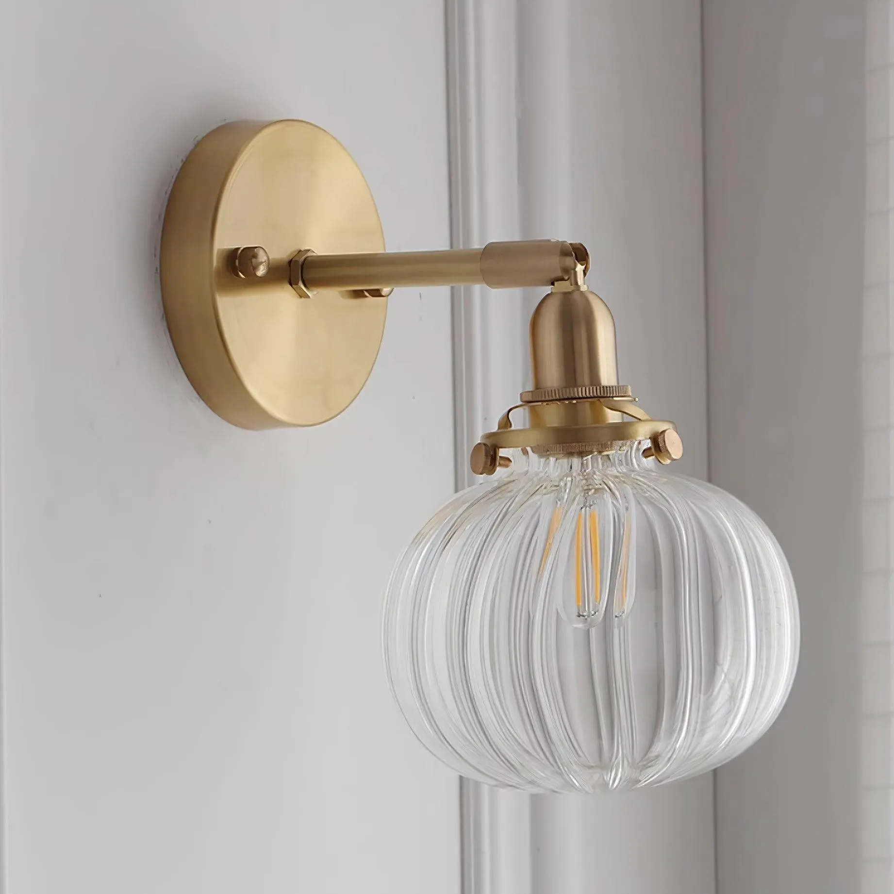 Simple Hallway Entrance Pumpkin Pattern Wall Lamp M108