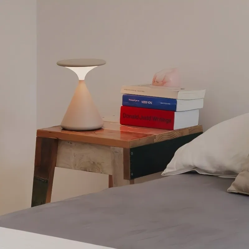 Salt & Pepper Portable Table Lamp - Minimalist LED Design for Bedroom S30