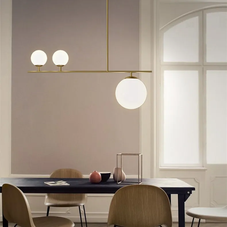 Nordic 3-Heads Minimal Pendant Lamp