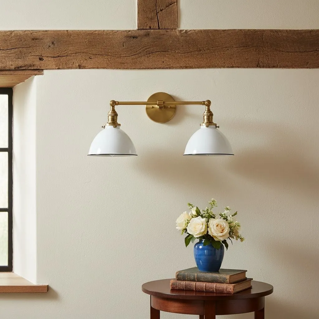 Conique Metal Industrial Vanity Light - Modern Bathroom Lighting Fixture T335