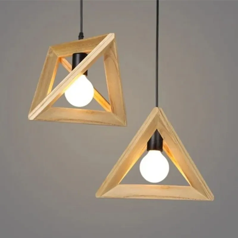 SIMIG Geometric Woody Pendant Lamp