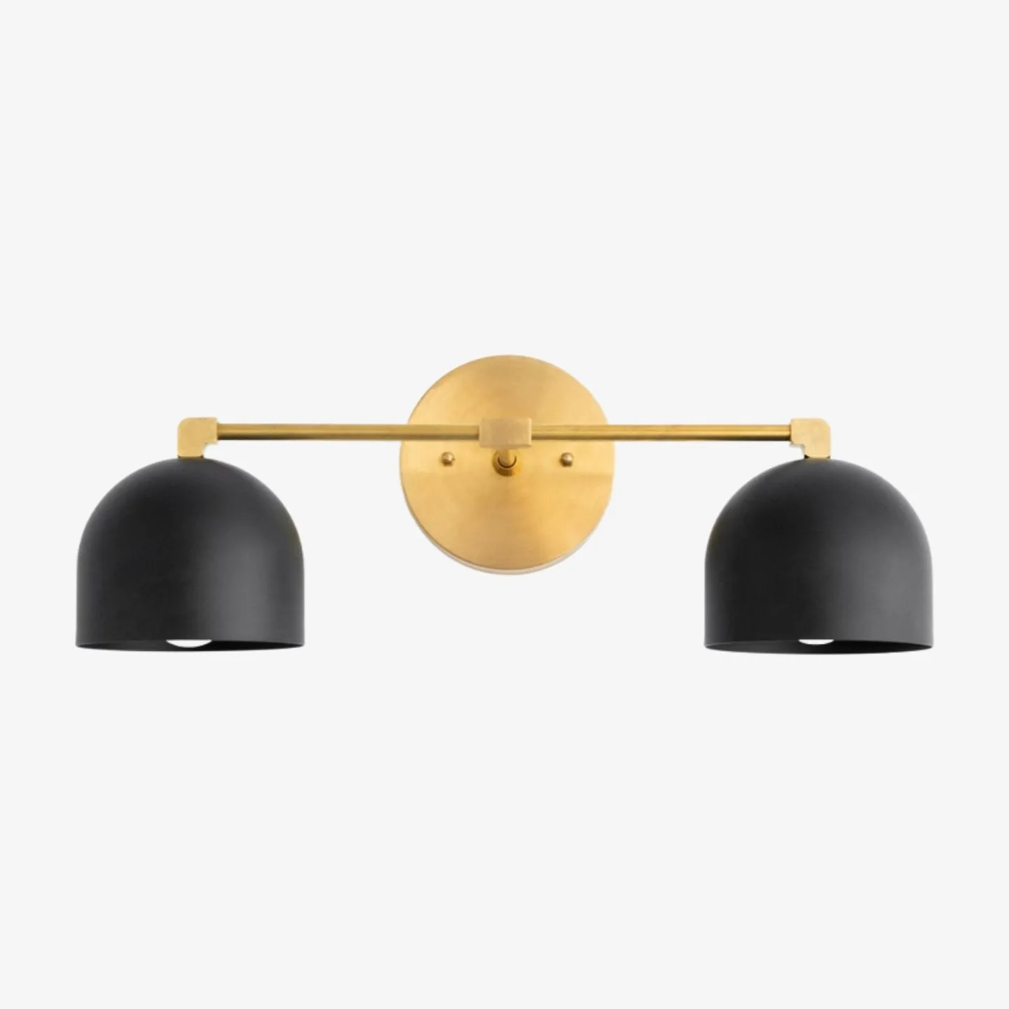 Metio Dome Mid-Century Deep Ball Vanity Lamp - Brass Wall Sconce T412
