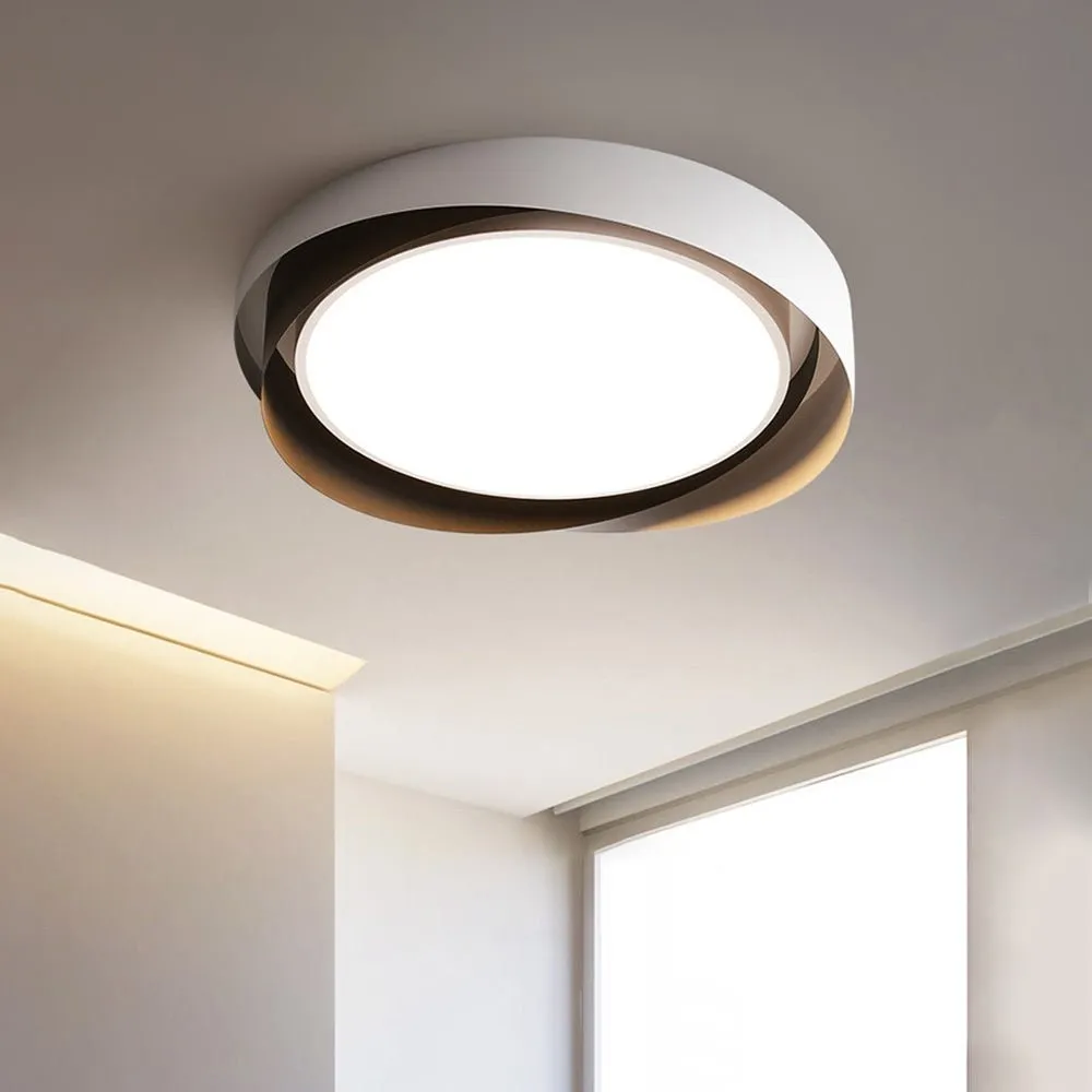 Nordic Style Modern Minimalist Wave Pattern Ceiling Lamp M424