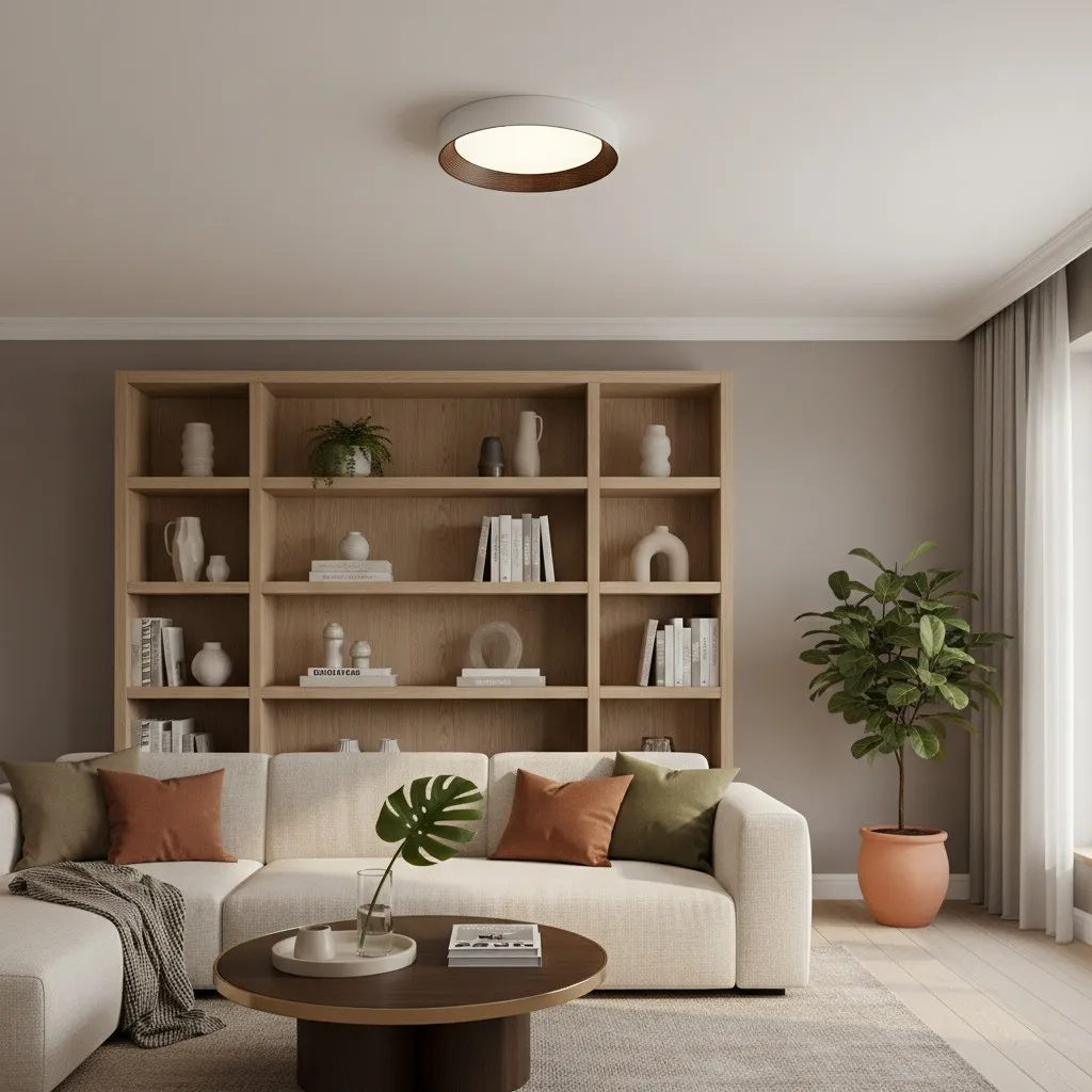 Crelina Contemporary Ceiling Light - Indoor Flush Fixture for Hallway and Dining Area U16