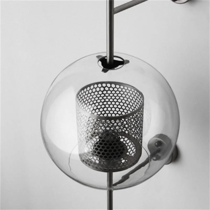 Vintage Modern Chiswick Glass Wall Lights for Bedside Living Room