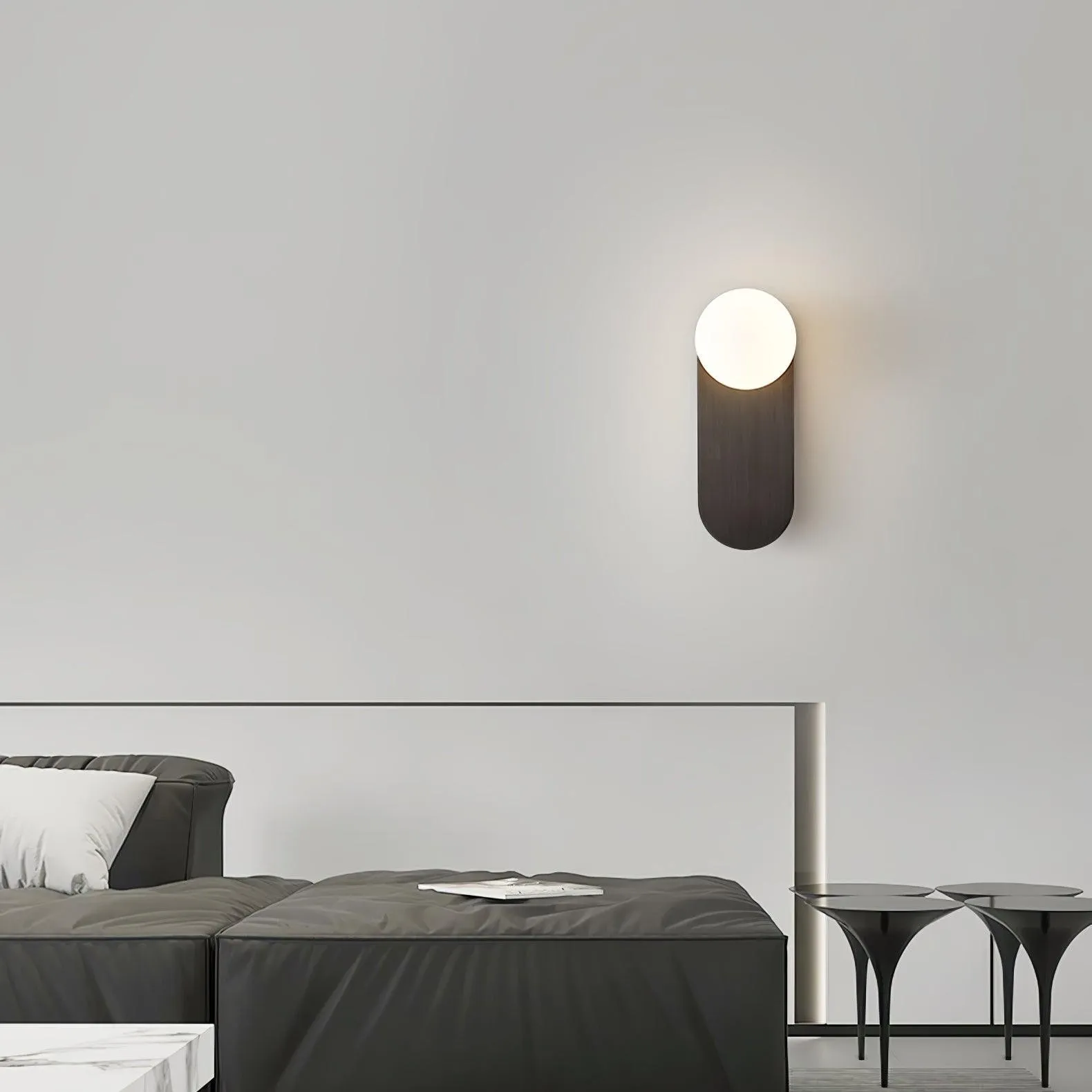 Modern Glass Base Sconce M280