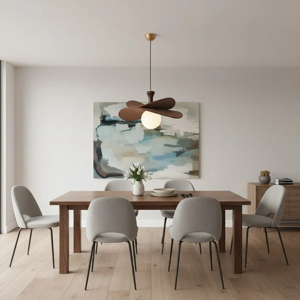 Orrise Sculptural Flower Pendant Light - Modern Fixture for Entryways T529