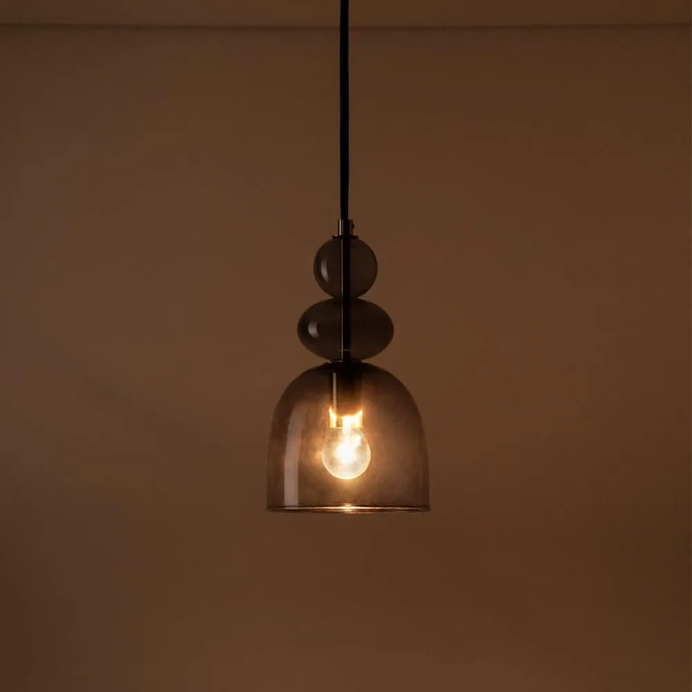 Contemporary Glass Lamp – Soft Glow for Modern Interiors S243