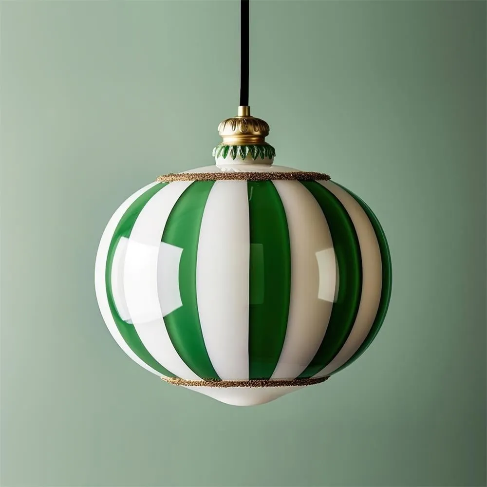 Playful Striped Meira Pendant Lamp for Kitchens & Dining S369