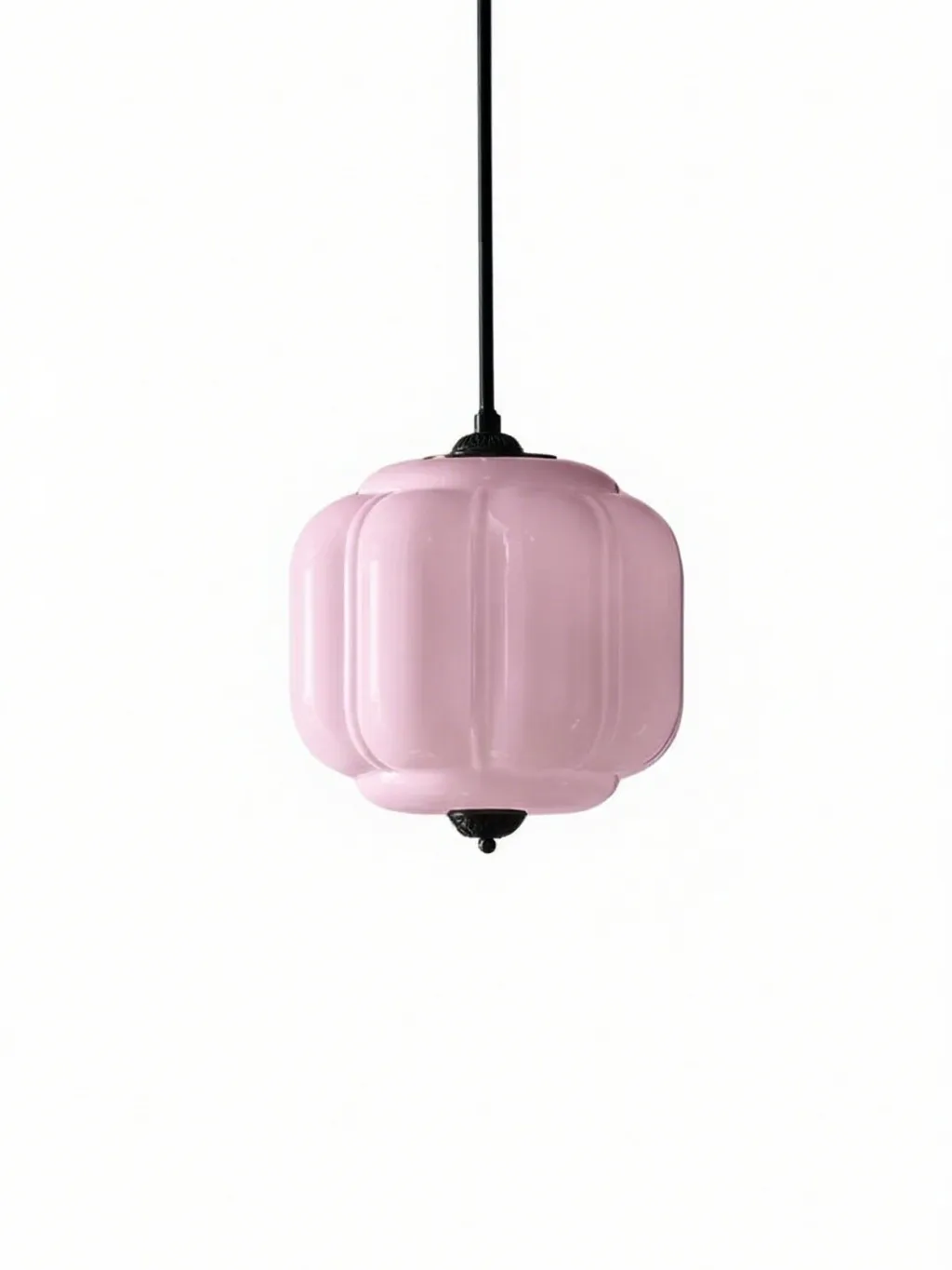 Eloise Vintage Milk Glass Pendant Light - Chic Retro Lighting for Dining Rooms S215