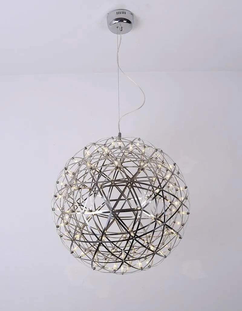Silver Spark Ball Pendant Light T204
