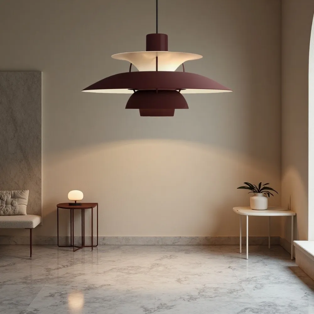 Danish Multi-layer Metal Pendant Light S107